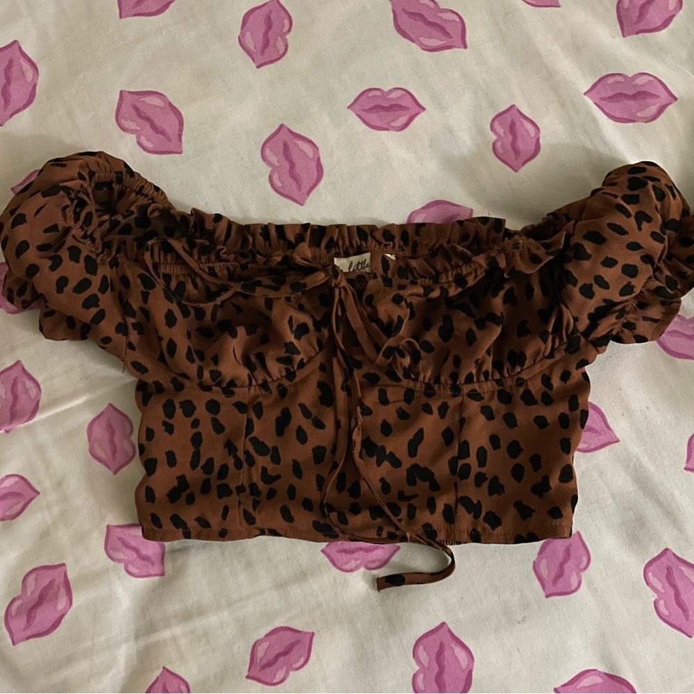 Little lie milkmaid style top